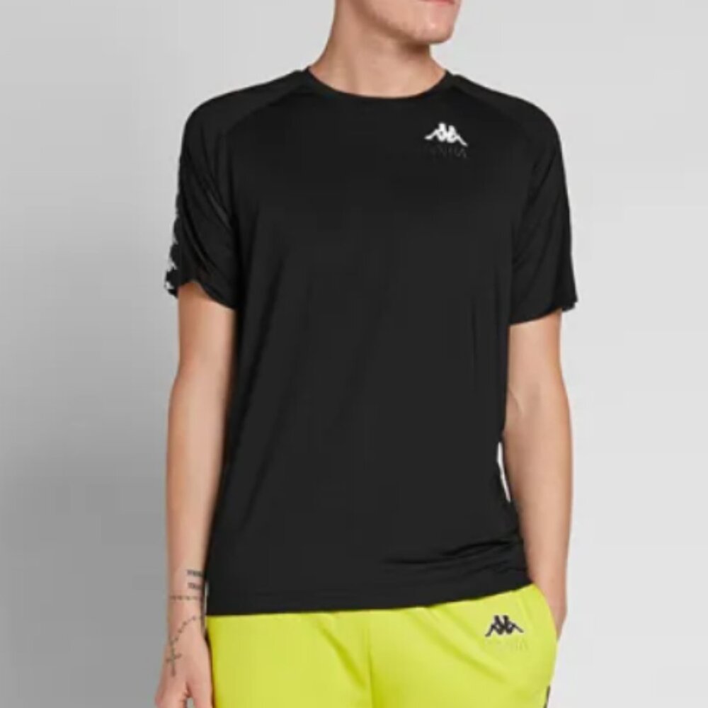 Kappa x Gosha Rubchinskiy Logo Tape Tee Vegan Black L Men's Jersey